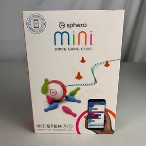 Sphero Mini App-Enabled Robotic Ball Red STEM Coding Toy M001RRW NOB